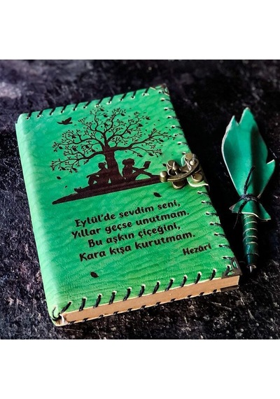Eylül'De Tanıdım Seni Deri Defter