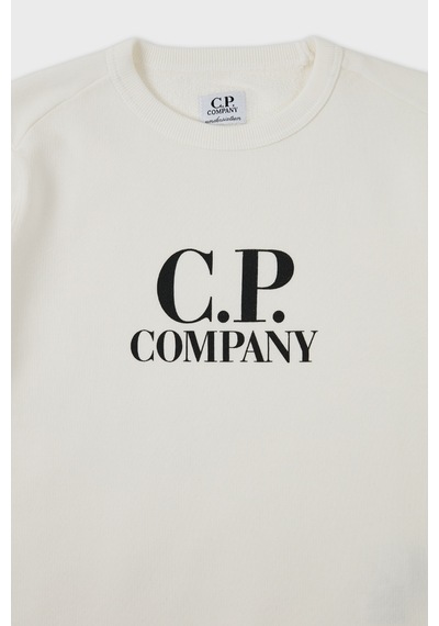 C.p. Company Çocuk Sweat 10ckss058 003569w 103 Beyaz Beyaz