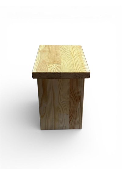 Tabure Ahşap 30mm Masif Çam Ağacı Ahşap
