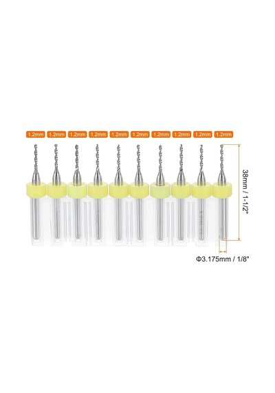 1.2mm Pcb Matkap Ucu Seti - 10 Adet Kutulu