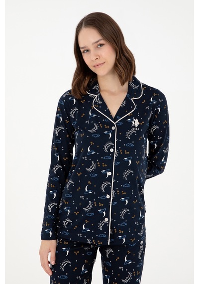 U.s. Polo Assn. Kadın Lacivert Pijama Takım 50303408-vr033 Lacivert