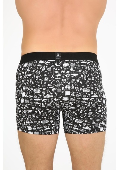 Five Pocket Fpb8001 Desenli Erkek Boxer (516184776)