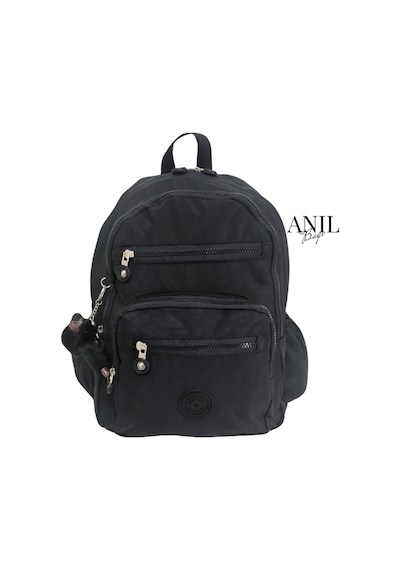 Anılbags Krinkıl Siyah Kumaş Suya Dayanıklı Klinkır Sırt Çantası/laptop Siyah