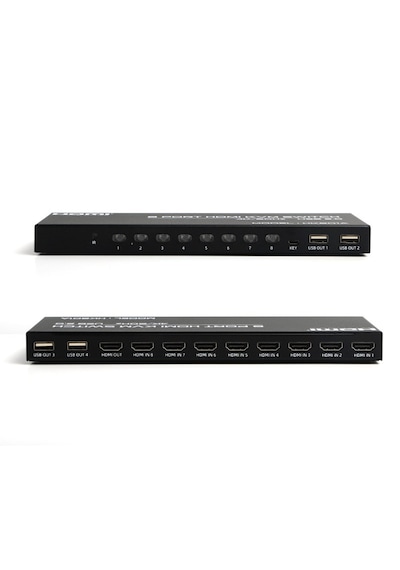 Dark DK-AC-KVMHD8X1 8 Port 4K 60 Hz HDMI Kvm Switch