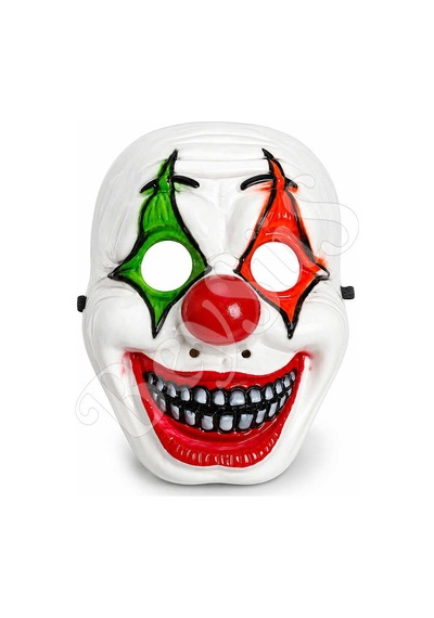 Halloween Maske Palyaço Kırmızı Yeşil Tüm Yaşlar