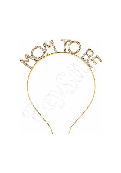 Mom To Be Taşlı Lüx Tac Rose Gold Tüm Yaşlar