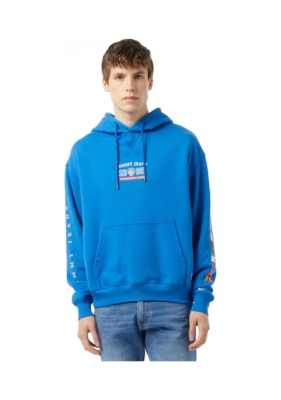 Tommy Hilfiger Tommy Jeans Tju Archive Games Unisex Mavi Hoodiedüzdm0dm19544