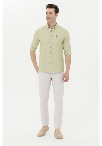 U.S. Polo Assn. U S Polo Assn Slim Fit Açık Gri Erkek Pantolon 1600040 001