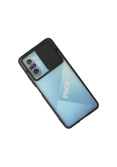 Poco F3 Kılıf Palm Buzlu Kamera Sürgülü Silikon - Siyah Bzsxx00 1