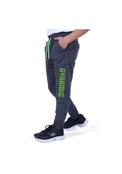 Panios Kids 3'lü New-stron-dynamic Baskılı Erkek Çocuk Çift Cepli Eşofman Altı Çok Renkli