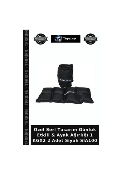 Özel Seri Tasarım Günlük Etkili & Ayak Ağırlığı 1 Kgx2 2 Adet Siyah Sıa100