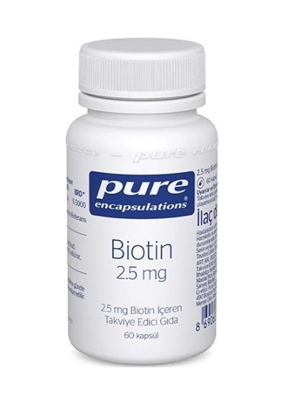 Pure Encapsulations Biotin 2,5 Mg 60 Kapsül