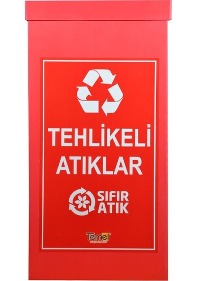 Geri Dönüşüm Kutusu - Atık Kutusu Tehlikeli Atıklar