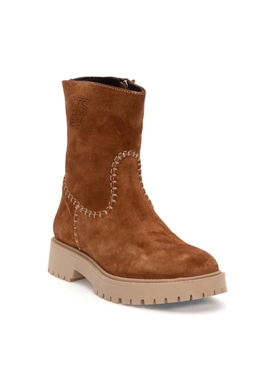 U.S. Polo Assn. Kadın Taba Süet Bot 50314421-VR099