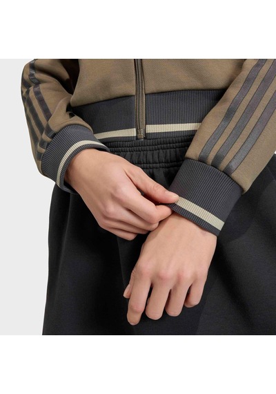 Adidas Engineered Rib Firebird Kadın Kahverengi Ceket Ks7353