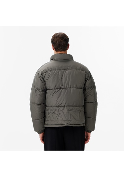 Karl Kani Small Signature Embossed Puffer Erkek Gri Mont Km253-023-1 2800153