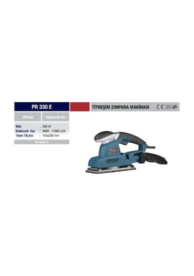 Proter PR 350 E 300 W Elektrikli Titreşim Zımpara Makinesi