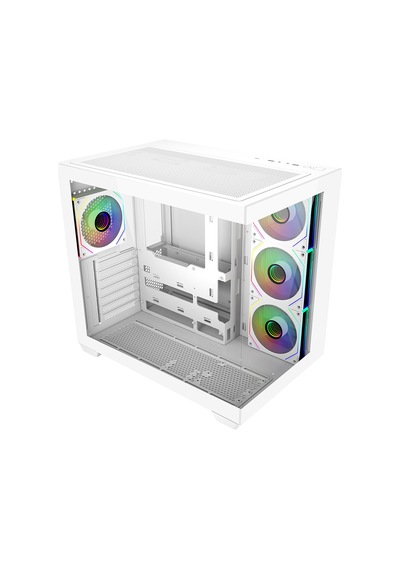 Cooler Master Elite 681 Tg E681-whnn85-s00 4x120mm Argb Fan Atx Akak0col0051