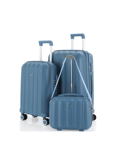 Mçs Polipropilen 3lü Valiz Seti Orta & Kabin & Makyaj V305 S21yy1000079-set 10227 Sky Blue