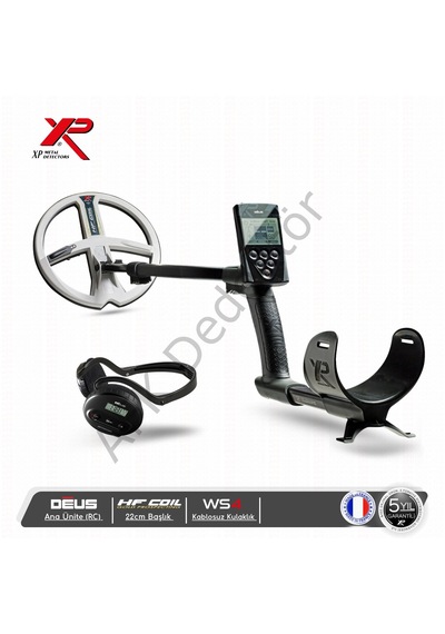 Xp Deus Rc Ana Üniteli 22 Cm Hf Başlıklı Ws4 Kablosuz Kulaklıklı Metal Dedektörü
