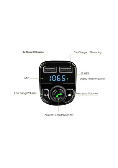 Carx8 Bluetooth Araç Kiti Fm Transmitter N11.674