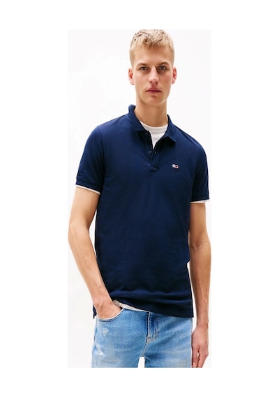 Tommy Hilfiger Tjm Slım Placket Polo Ext Lacivert