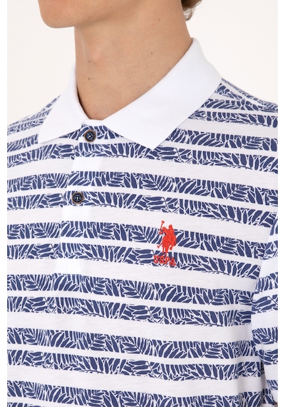 U.S. Polo Assn. Erkek Regular Fit Polo Yaka Açık Lacivert Tişört 50299671-VR059