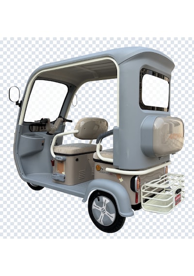Arora Derya New 1000W 72V 32AH 3 Tekerlekli Elektrikli Motosiklet Kahverengi