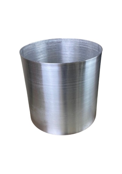 Cihan Çiçekçilik Metalik Galvaniz Saksı 35x35 Paslanmaz Çok Renkli