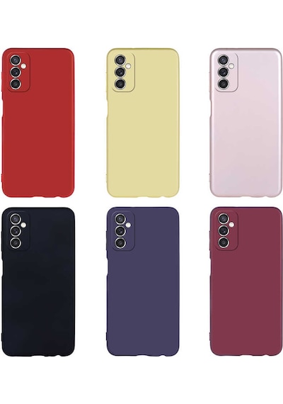 Galaxy Uyumlu M52 Kılıf Klfs Premier Silikon Kapak - Kırmızı Kirmizi