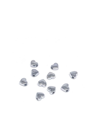 Kaplama Oval Kalp 10 Adet 7 Mm