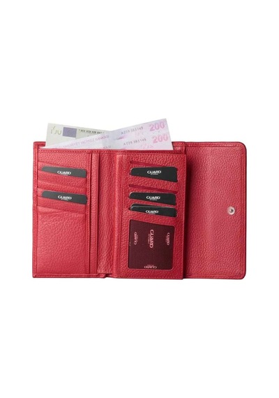 Guard Kırmızı Hakiki Deri Çıt Çıtlı Kadın Cüzdan // Grd260226wt1681 Diğer