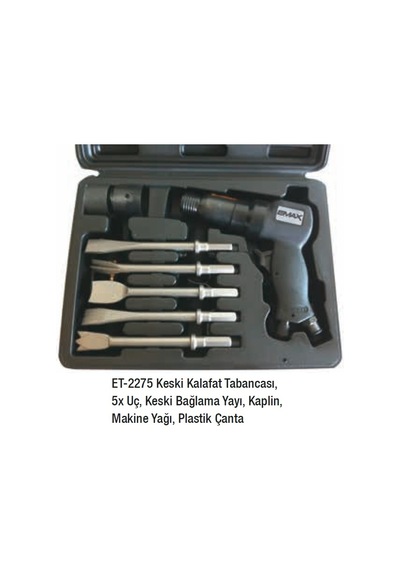 Emax Havalı Keski Kalafat Tabanca Seti 190Mm