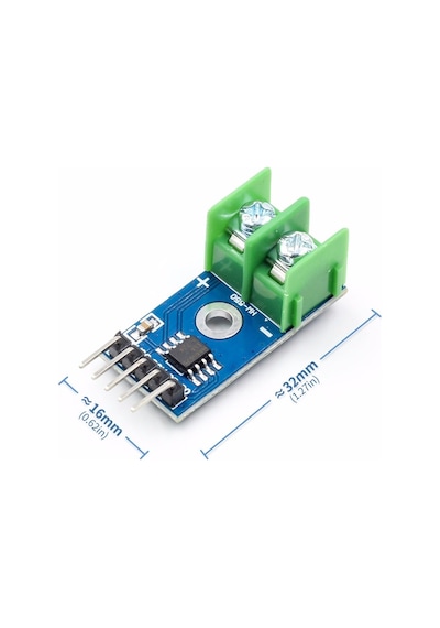 Alkatronik-Max6675 Modül + K Tip Termokupl - Sıcaklık Isı Sensörü -20C +85C