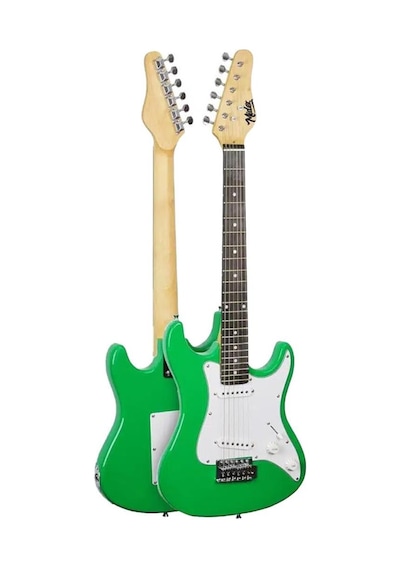Midex Ceg-36gr 8-12 Yaş Çocuklar İçin Amfili Full 3/4 36 İnç Elektro Gitar Seti Yeşil