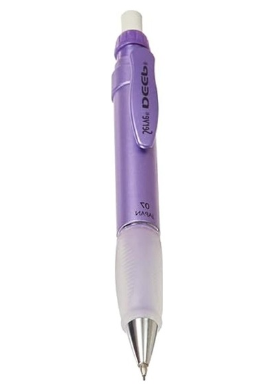 Metalik Mor Renkli 0.7 Mm Uçlu Mekanik Kalem, Yüksek Kalite Yazım Deneyimi