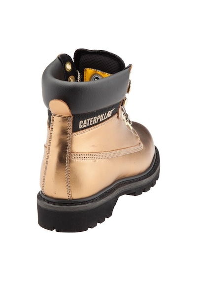 Caterpillar Colorado Bronze Deri Kadın Bot Siyah
