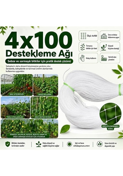 Sn-38882 Bitki Tırmanma Ağı 4x100 M Diğer