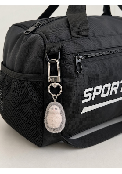 Pofuduk Kirpi Charm Anahtarlık Sevimli Peluş Figürlü Çanta Aksesuarı Hediye