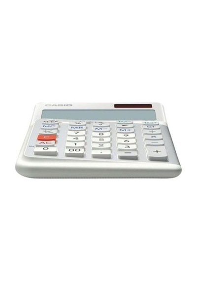 Casio JE-12E-WE Beyaz 12 Hane Masa Üstü Ergonomik Tuşlu Hesap Makinesi