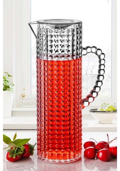 Northcity Boncuklu Şeffaf Sürahi 1,5 Lt Royaleks-82939