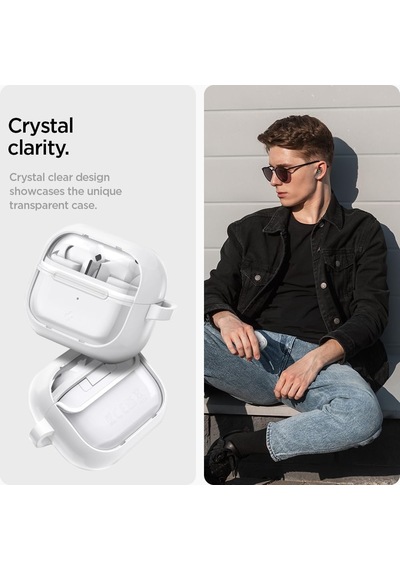 Galaxy Buds 3 Pro/buds 3 İle Uyumlu Kılıf Ultra Hybrid Jet White - Acs08431