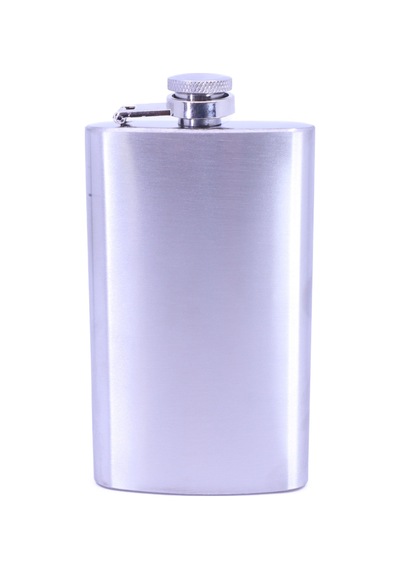 Mat Krom Cep Matarası-hip Flask 6 Oz