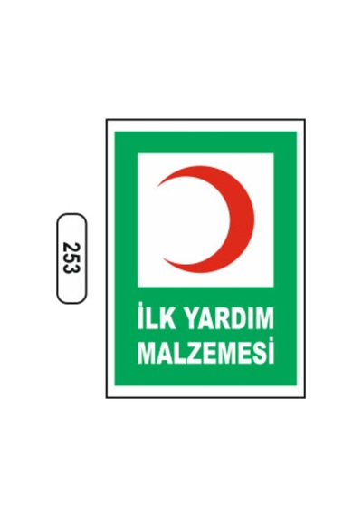 Ilk Yardım Malzemesi Uyarı İkaz Levhası