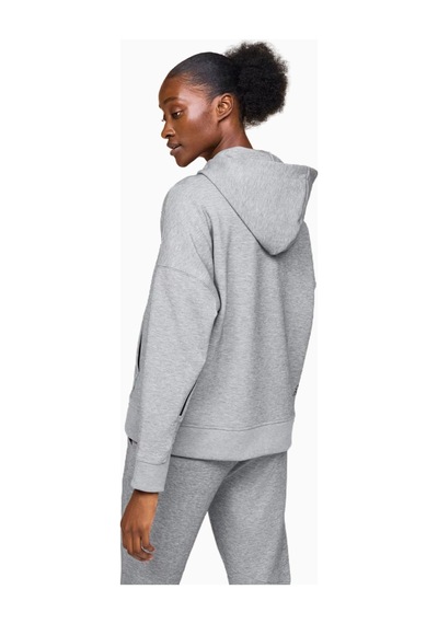 On Relaxed Hoodie Lumos Kadın Kapüşonlu Sweatshirt Gri