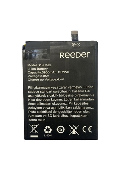 Reeder S19 Max Batarya Pil  Batarya