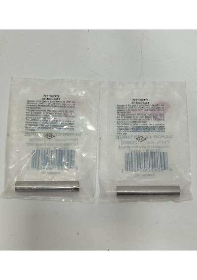 Vermont Gage Çelik Pin Kontrol Eşi 9,00mm 2 Adet