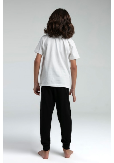 Rolypoly Erkek Çocuk Beyaz Pijama Takımı Rp3535-c-v1