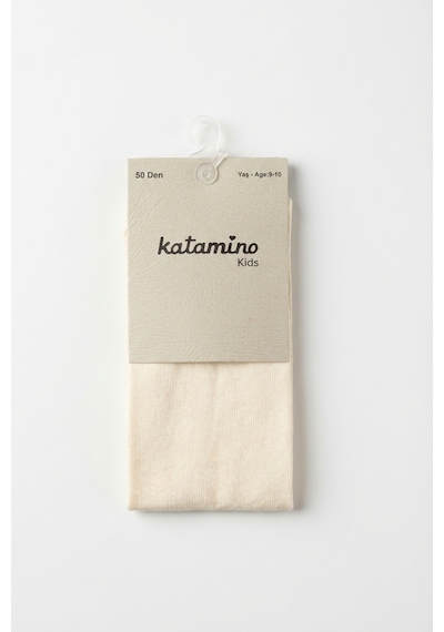Katamino 50den Micro Külotlu Çorap Krem Krem