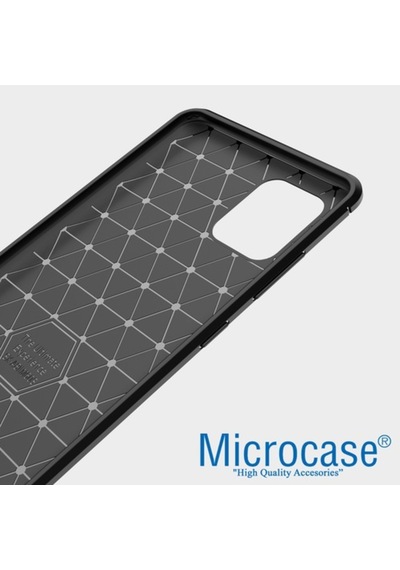 Samsung Uyumlu Galaxy Note 10 Lite - A81 - M60S Brushed Carbon Kilif 432301132